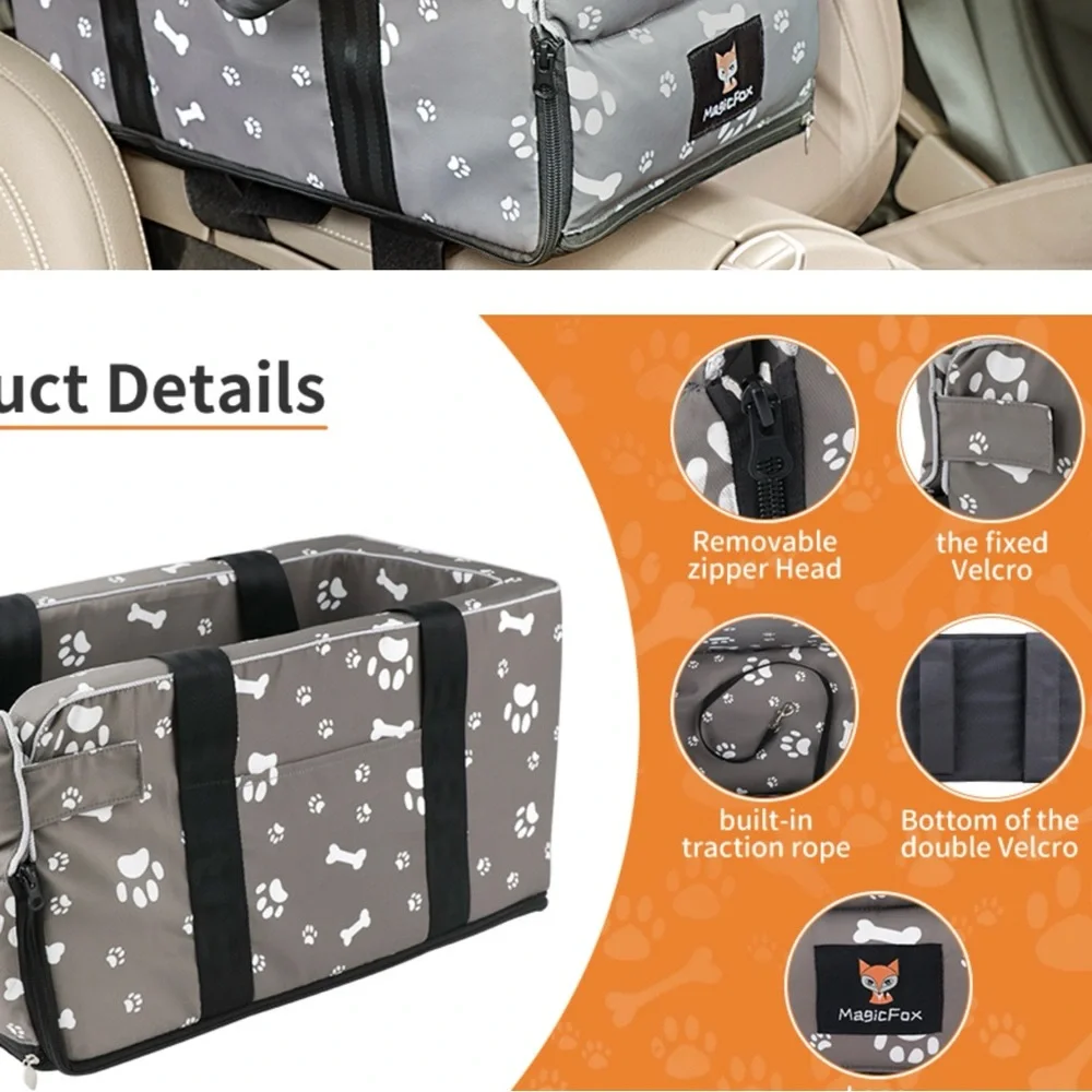 Magic Fox Dog Car Seat Carrier